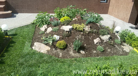Озеленение, создание рокария